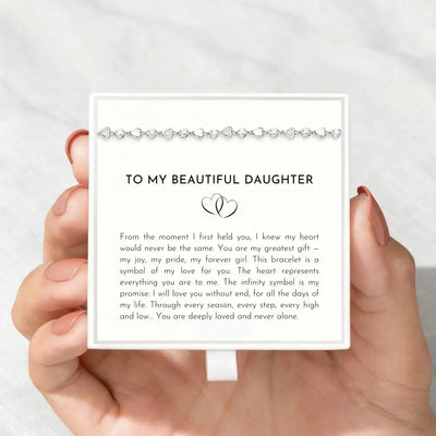 To My Daughter - I Love You Bracelet