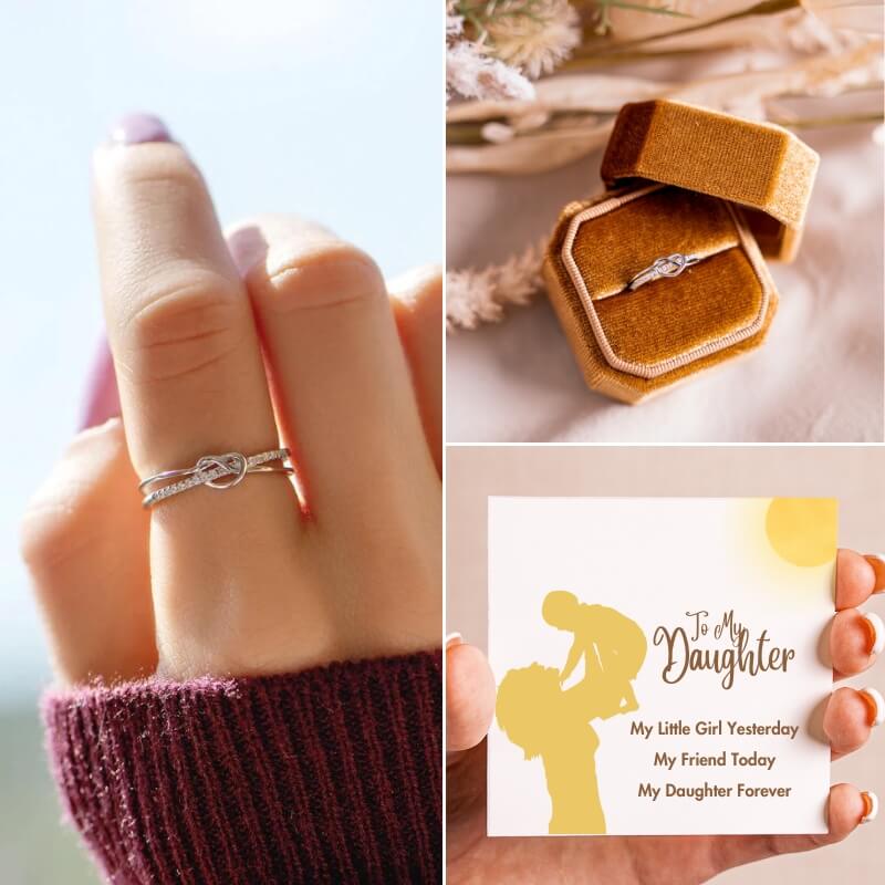 To My Daughter - My Daughter Forever Ring