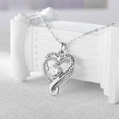To My Wife – Engraved Heart Necklace