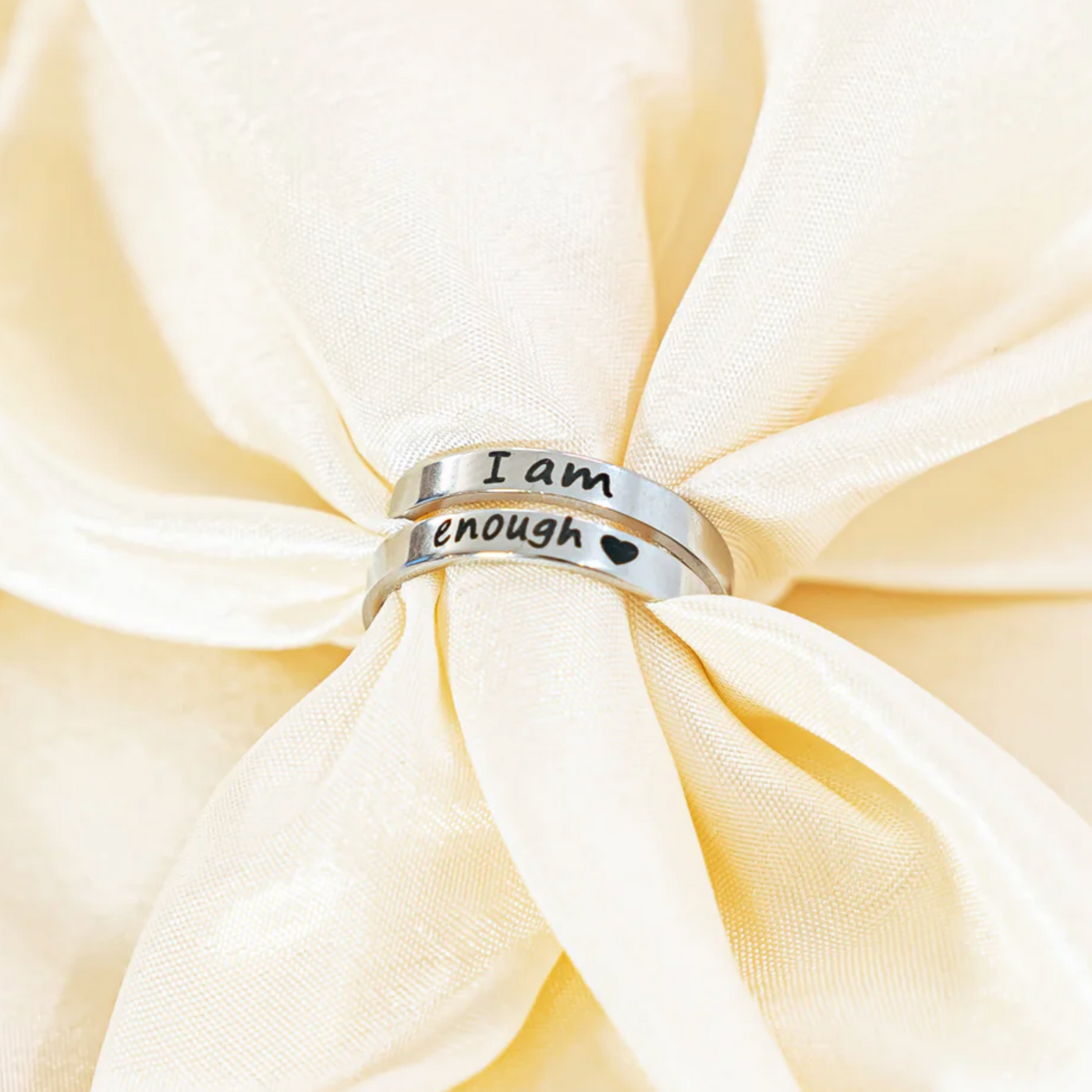 I Am Enough Ring - Adjustable Fit