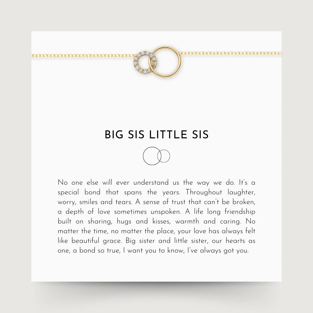 To My Sister - Always Us Gold Necklace