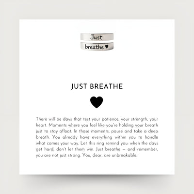 Just Breathe Ring