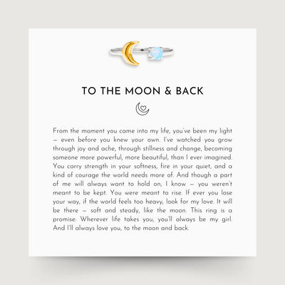 To the Moon & Back Ring