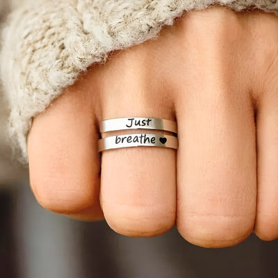 Just Breathe Ring