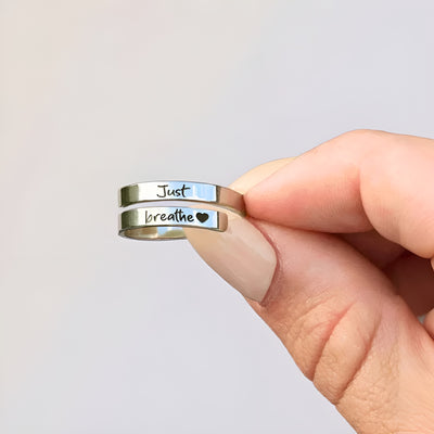 Just Breathe Ring