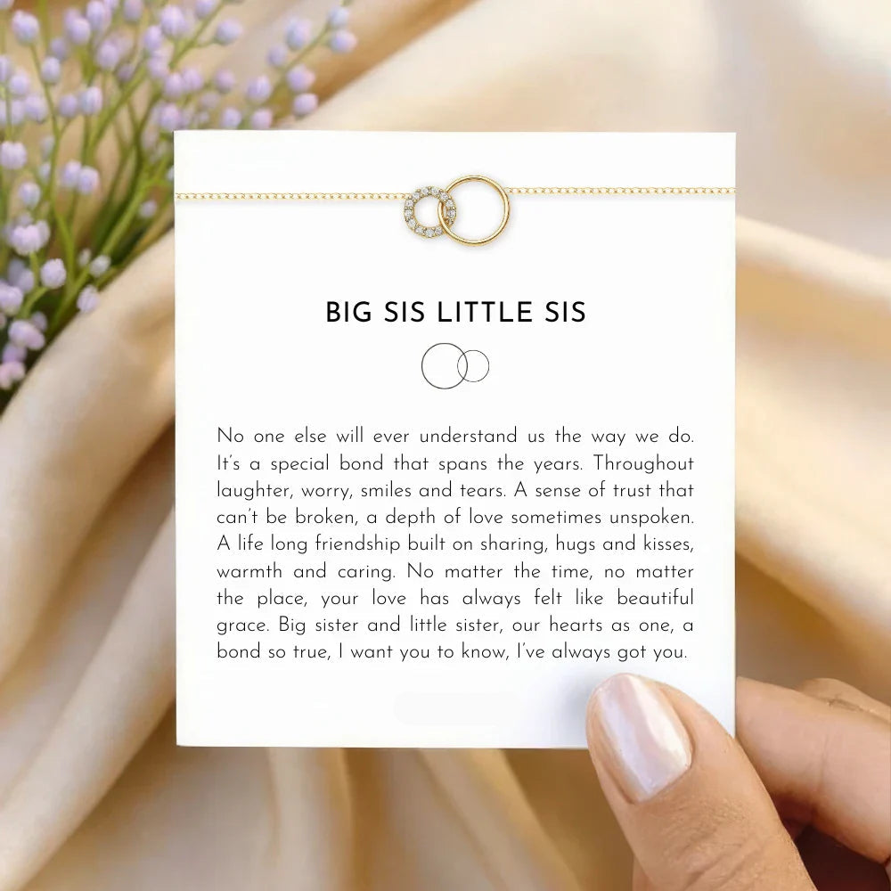 To My Sister - Always Us Gold Necklace